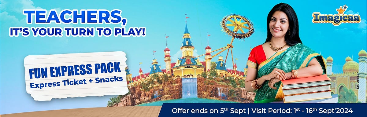 Imagicaa is giving teachers discounts on rides and food in honour of National Teachers Day